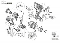 Bosch 3 601 JJ5 100 Gsb 18V-150 C Cordl Perc Screwdr 18 V / Eu Spare Parts